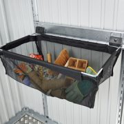 Fém kerti házakhoz kiegészítő tároló kosár